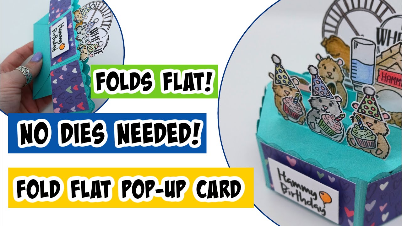 Super Simple NO DIE Pop Up Card! USE YOUR STASH!