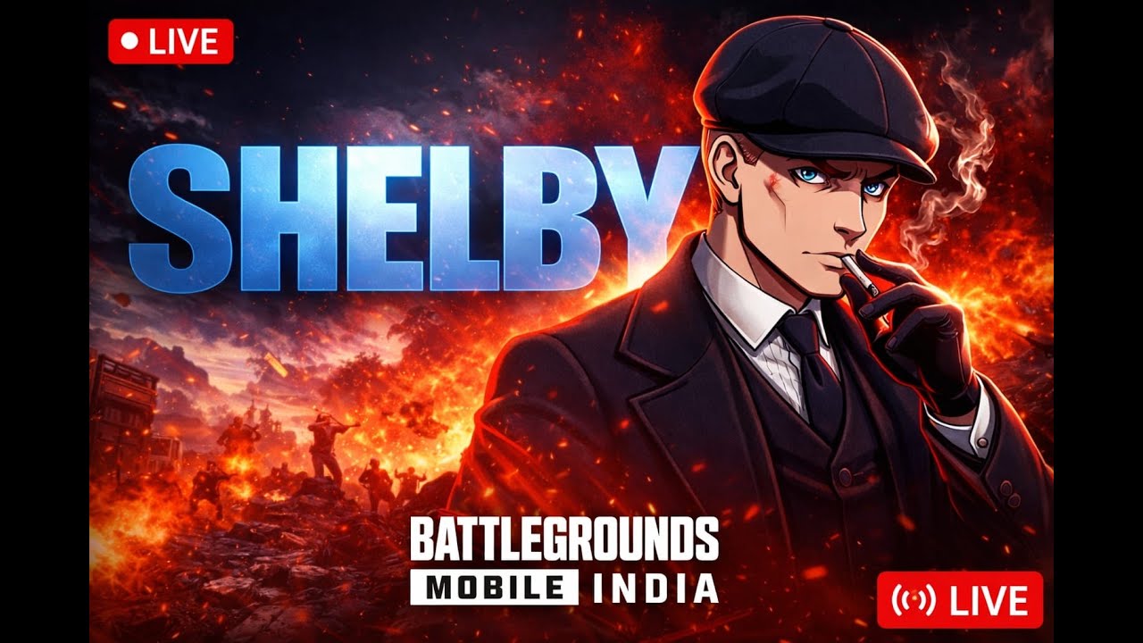 BGMI LIVE 🔴 | Shelby Grinding Rank | Intense Squad Gameplay