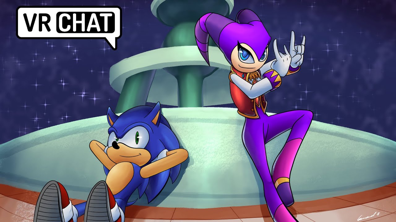 SONIC AND NIGHTS GO ON A ADVENTURE IN VR CHAT