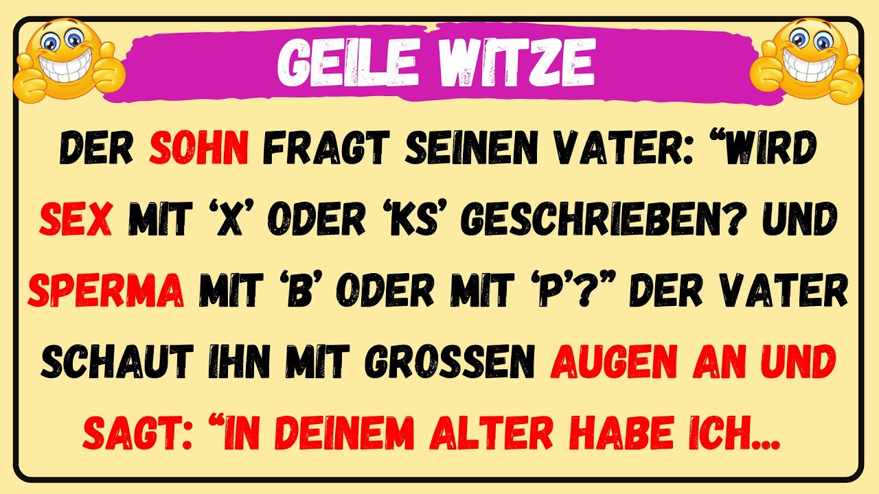 🤣 BESTER WITZ DES TAGES! - Papa, schreibt man Liebe machen mit 'x' oder...⎪Täglich Witzige Videos