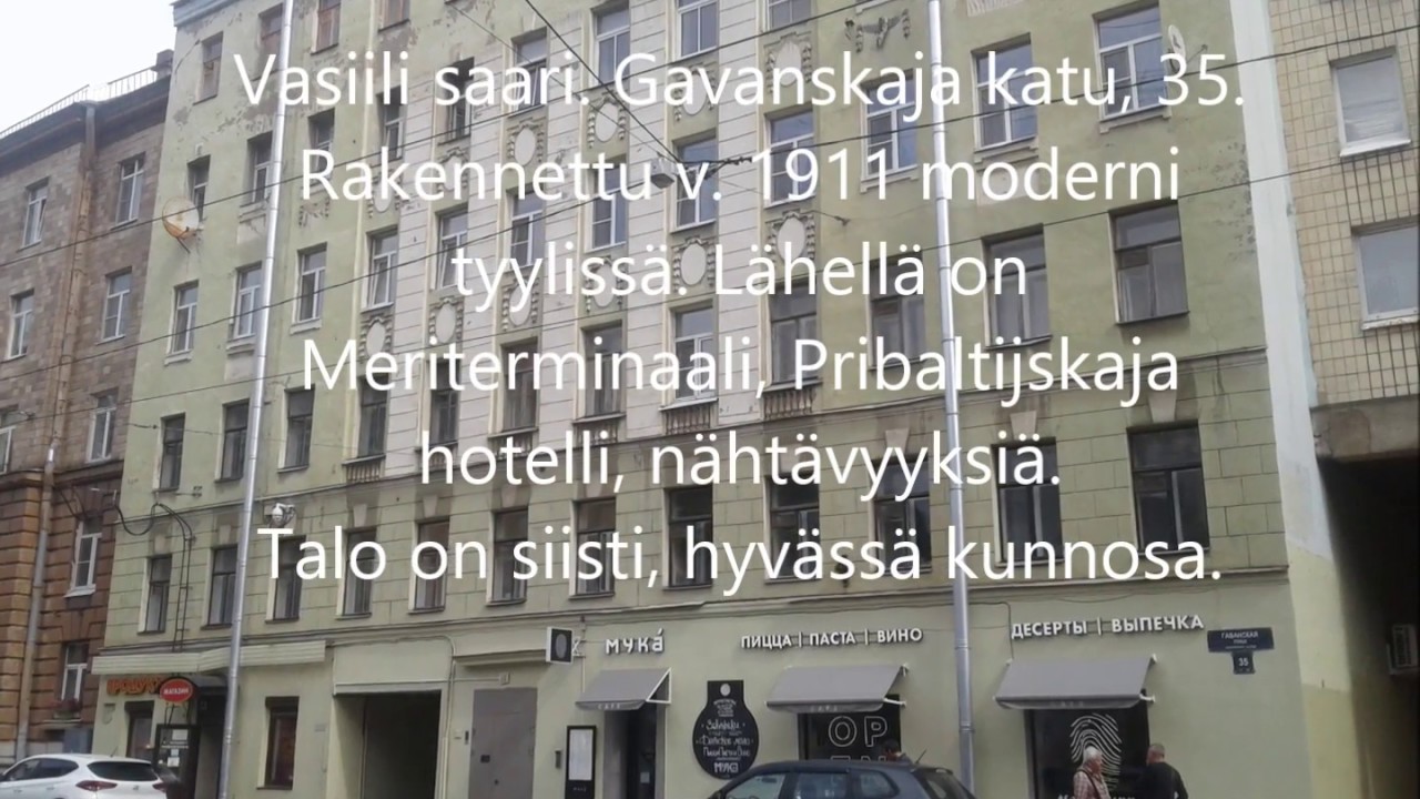 Vuokra asunto Pietarissa Vasiilisaarella v  2017, elok