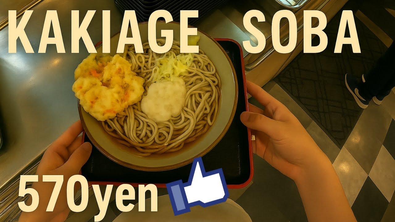 Cheap & Delicious Kakiage Soba in Odawara | POV Japan