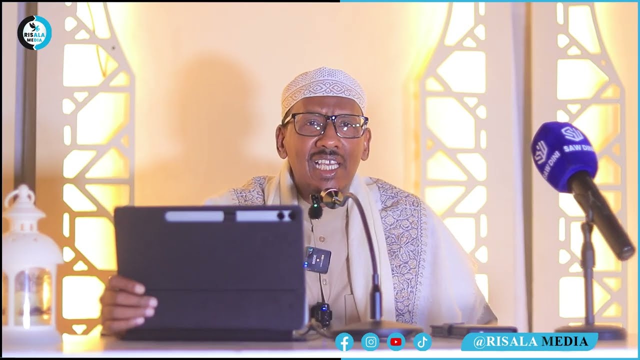 Habeenka 1aad ee Barnaamujka Cusboonaysii Iimaankaaga sh Almis Yaxye Safari Hotel.