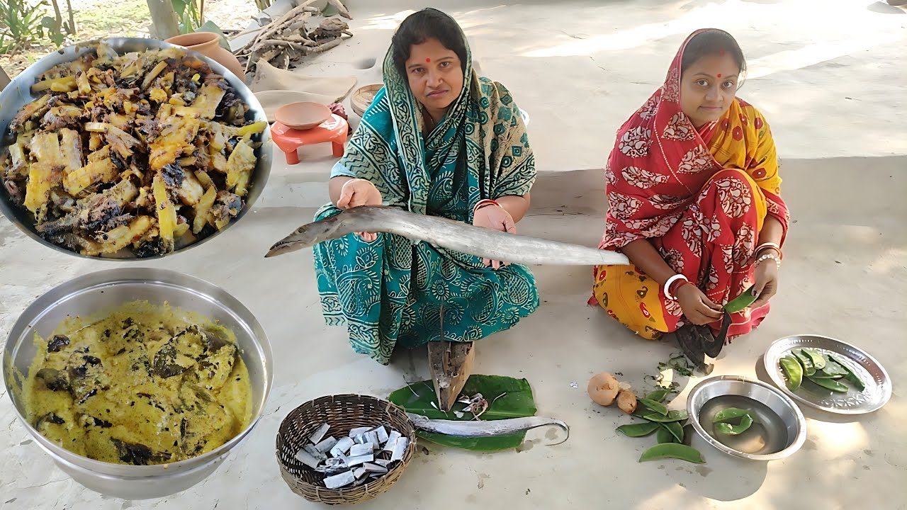 সেরা স্বাদে শীতের স্পেশাল হাতে মাখা সীতাপাটি মাছ সাথে সীম ভাপা। Hate Makha Sitapati Macher Recipe 