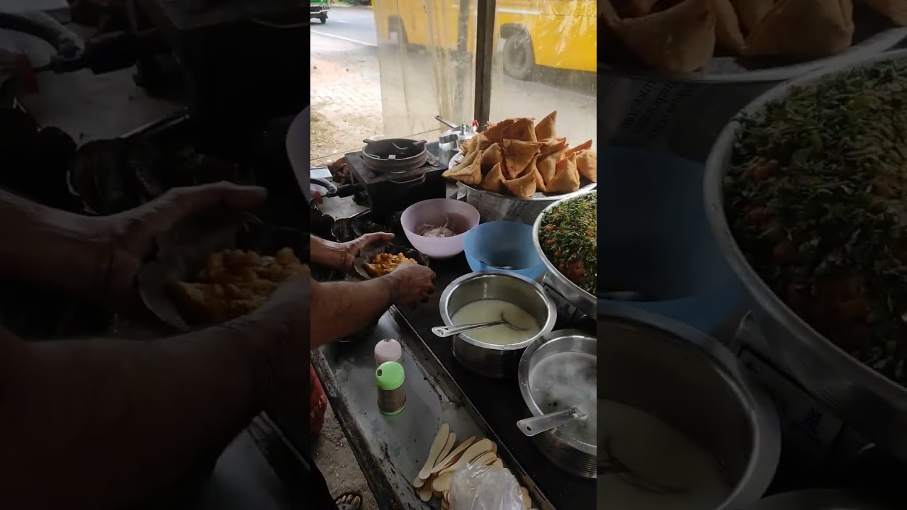 samosa chaat.. khunti road ranchi