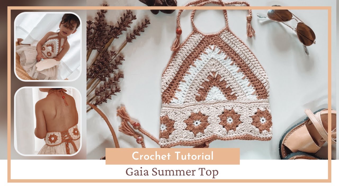 Gaia Summer Top Crochet Tutorial - Part 1 | yarnS design