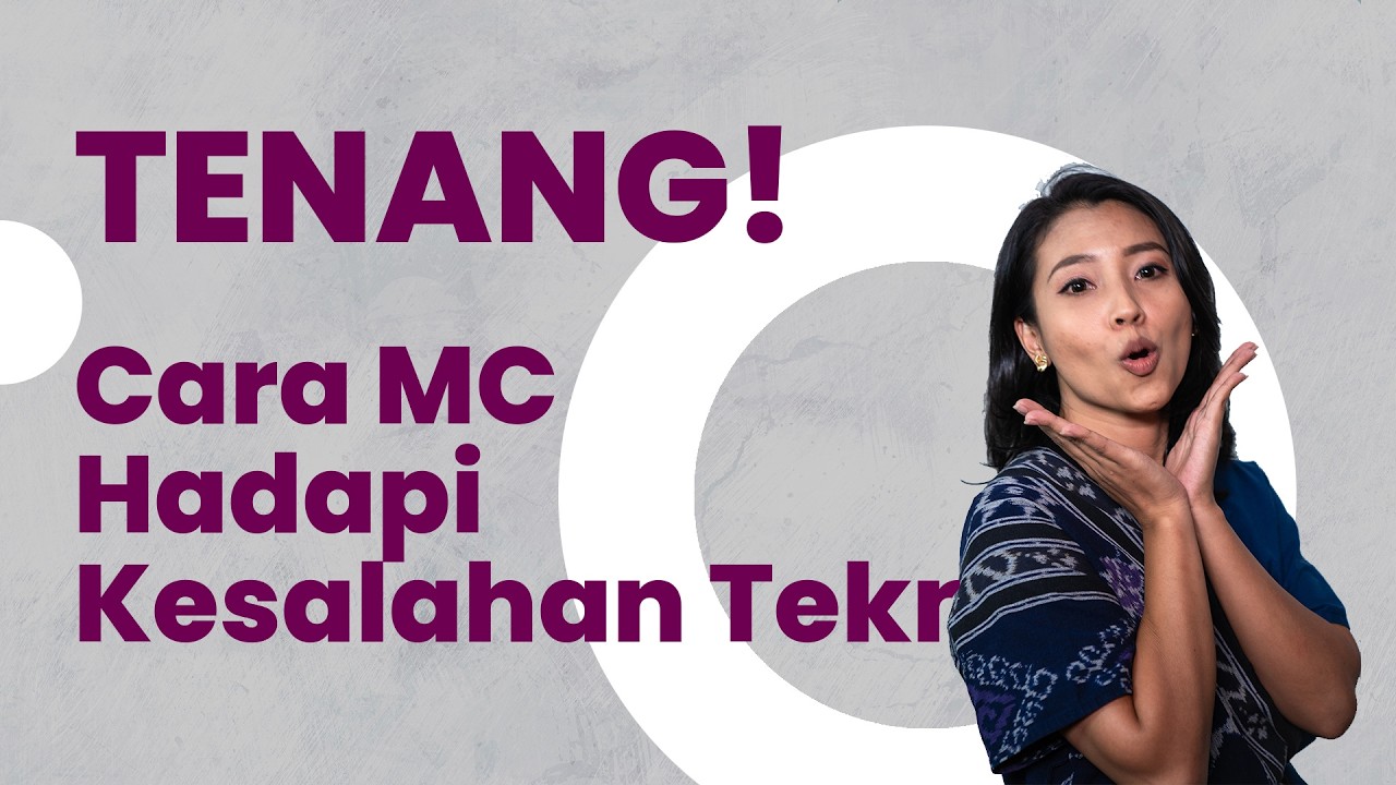 Tetap Tenang Saat Hadapi Kesalahan Teknis di Panggung! 🧘‍♀️🗣️