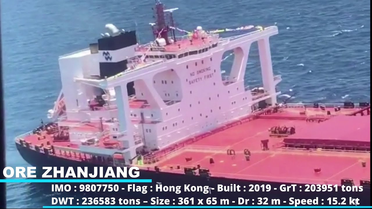 Ore Zhanjiang - ore carrier DWT 400000 tons