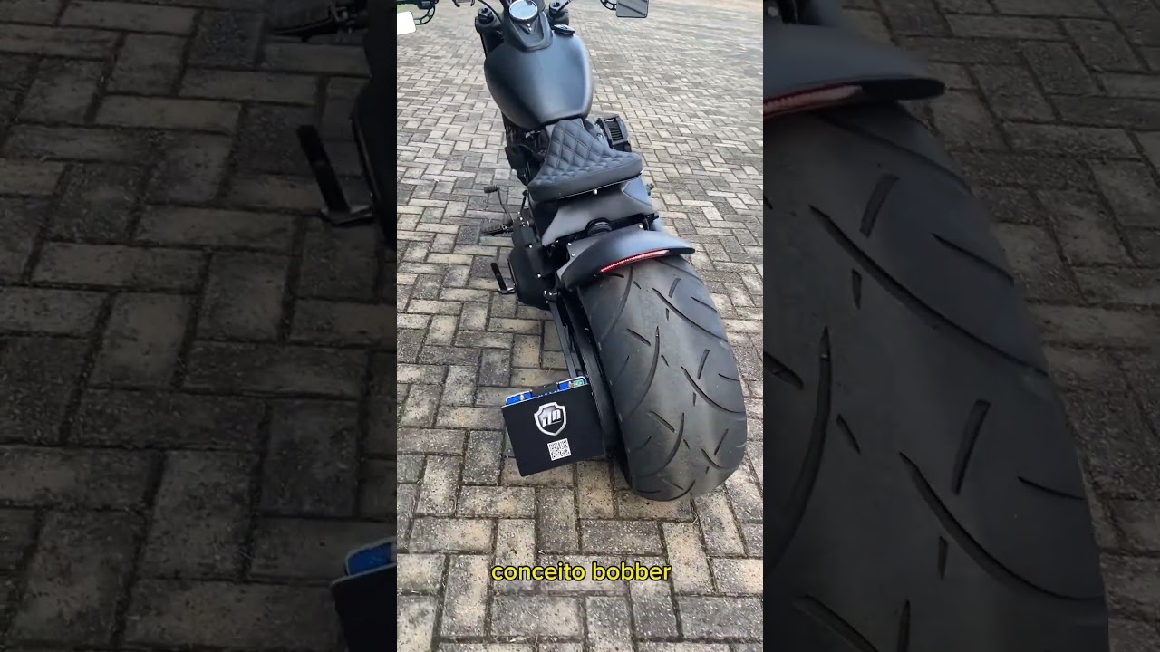 Fat bob conceito bobber  com kit 280mm #harleys #bike #fatbob #harleydavidson #biker #motorcycle