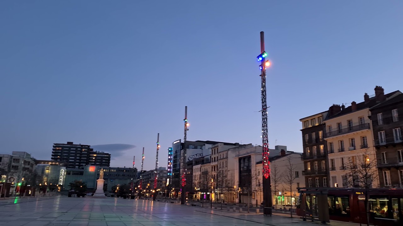 Jaude Clermont-Ferrand, couvre-feu 2021 DronePerception