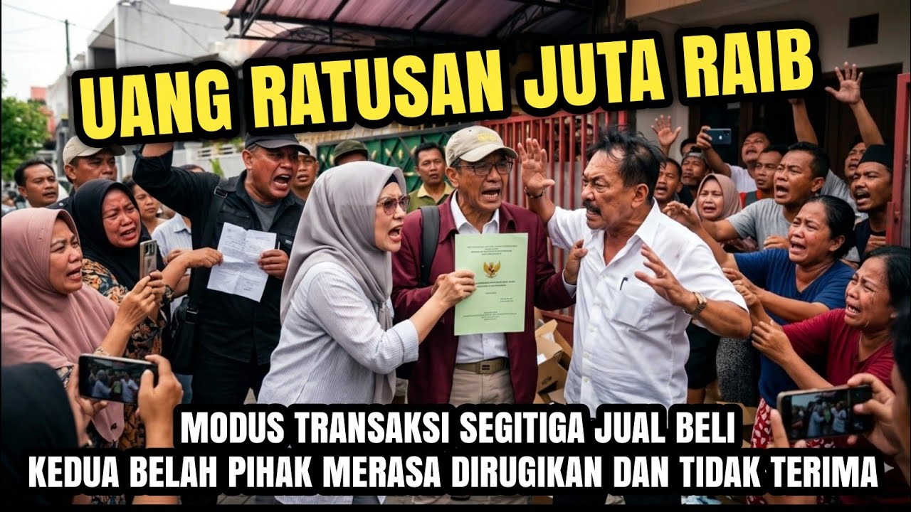 MODUS SEGITIGA JUAL BELI RUMAH RATUSAN JUTA