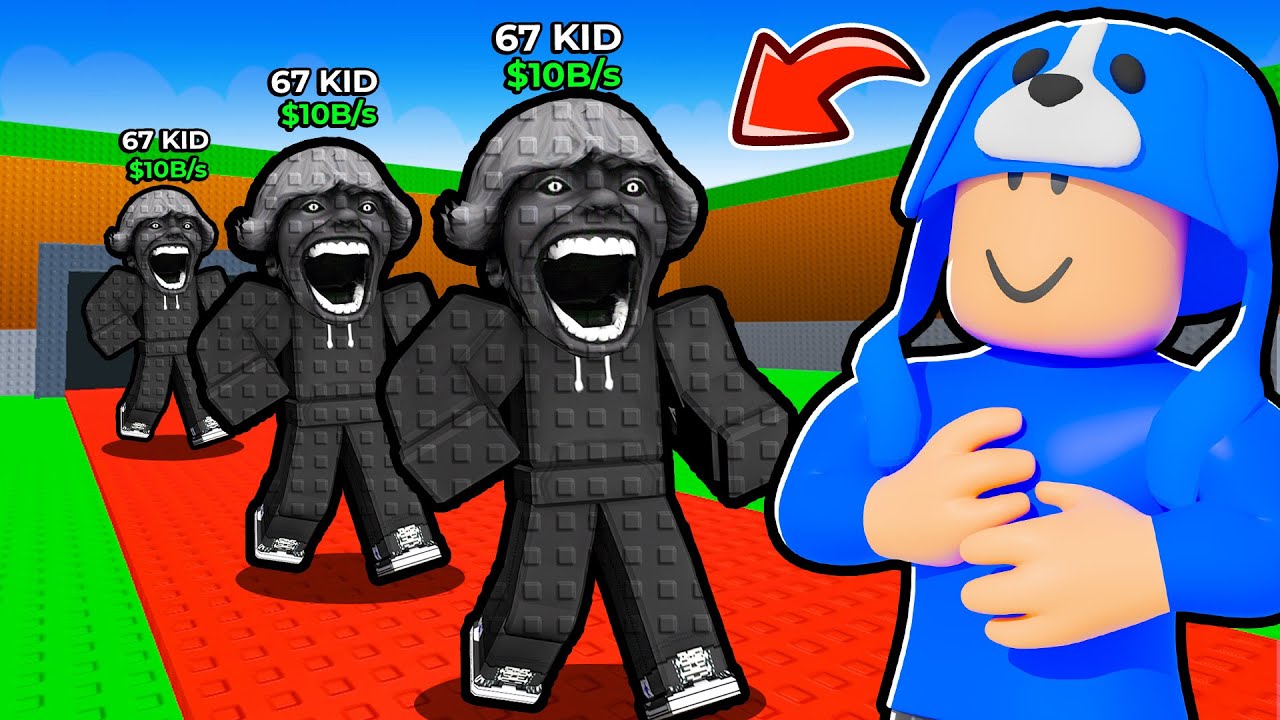 I Added 67 Kid to Steal a Brainrot…