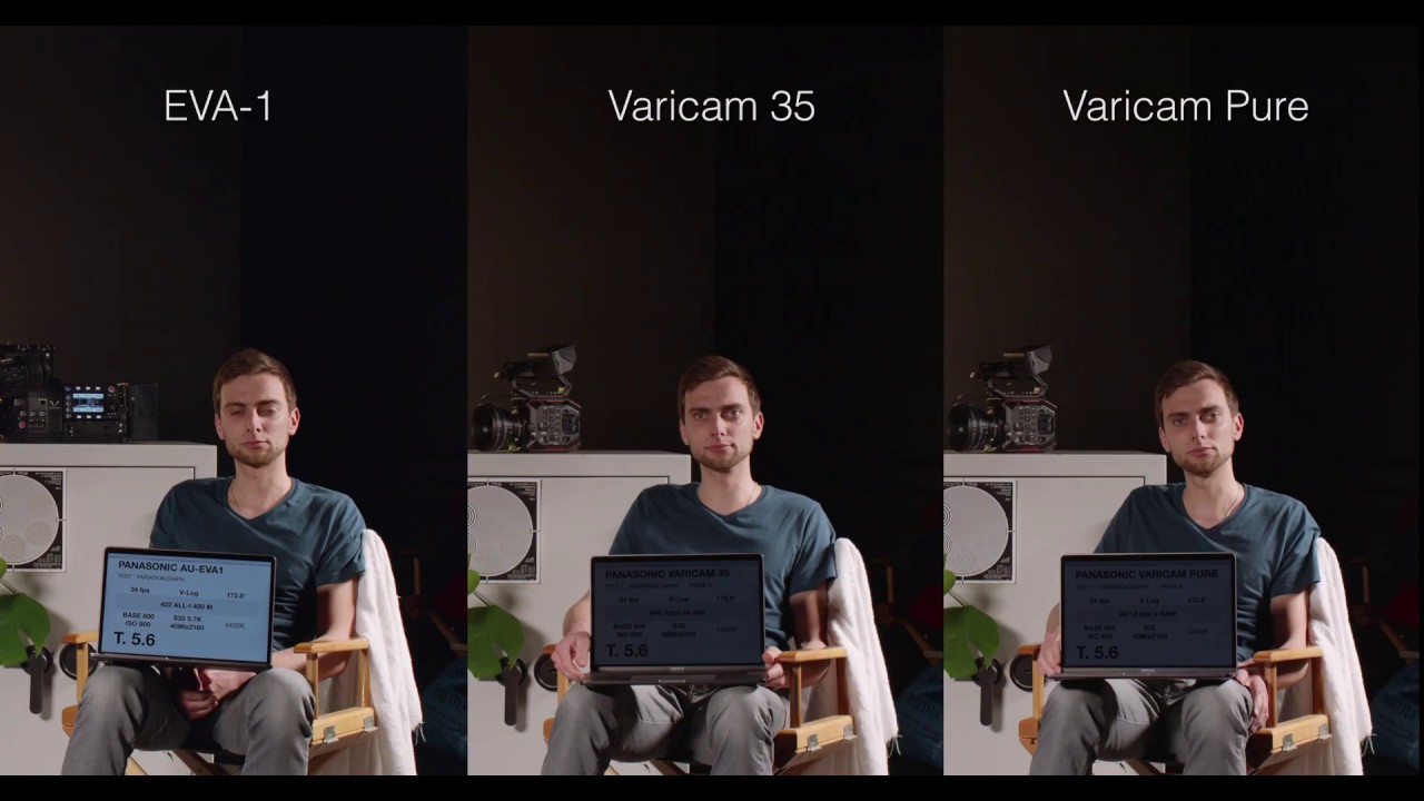 Comparatif : Panasonic VARICAMS et EVA1 - 4K