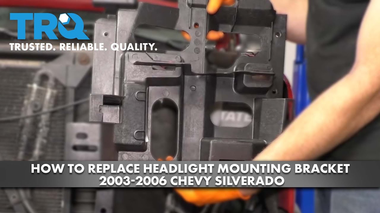 How to Replace Headlight Mounting Bracket 2003-2006 Chevy Silverado