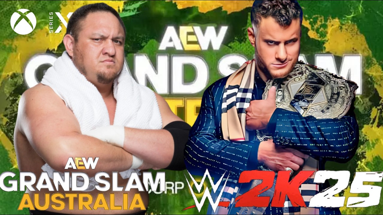 AEW Grand Slam Australia Main Event Samoa Joe vs World Champion MJF plus 6 HUGE matches! WWE 2K25