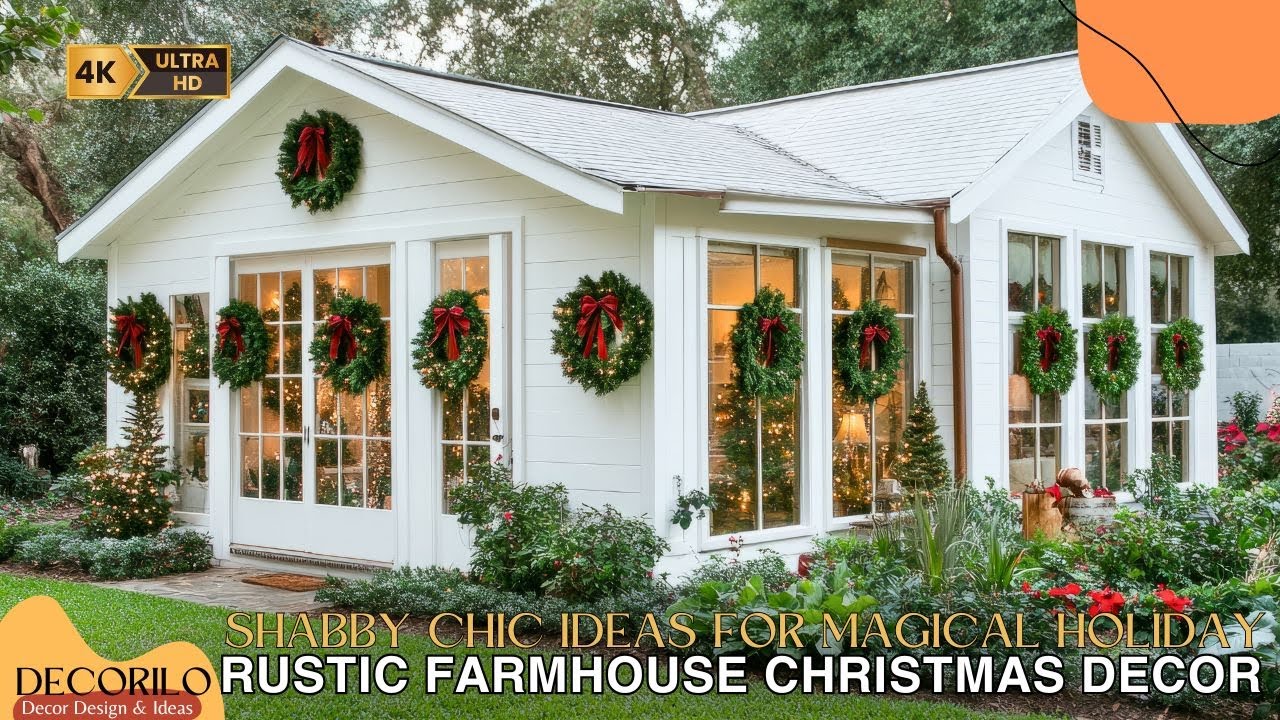 Rustic Farmhouse Christmas Decor: Top 2024 Shabby Chic Ideas for a Magical Holiday