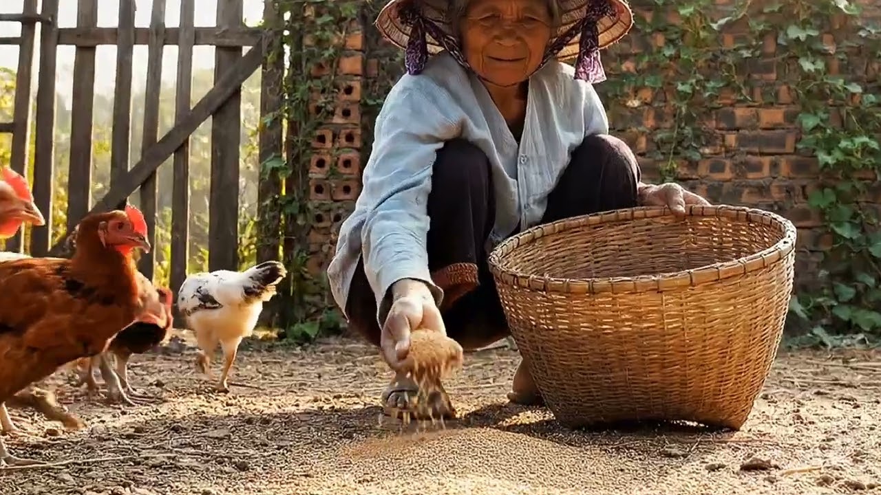 Peaceful village life calm and cozy life