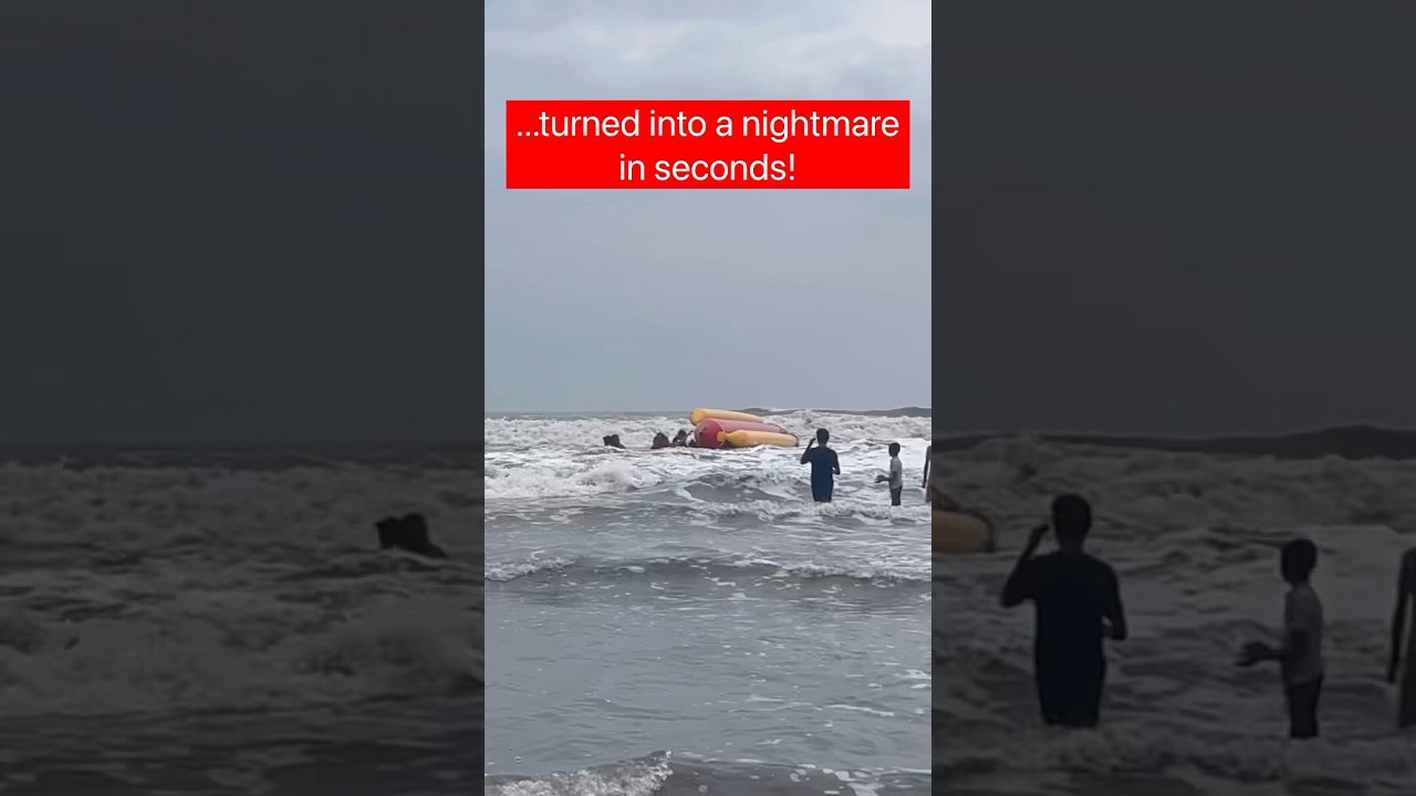 Diveagar Beach Fun Gone Crazy 🌊 | Lucky it wasn&rsquo;t worse🫣😨😰😳