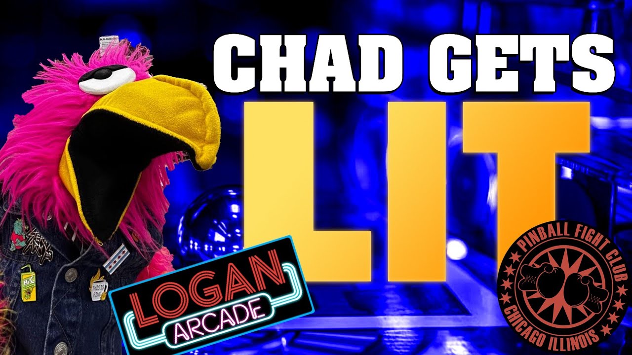 Chad the Bird gets LIT with Pinball Fight Club [LIVE] at Logan Arcade