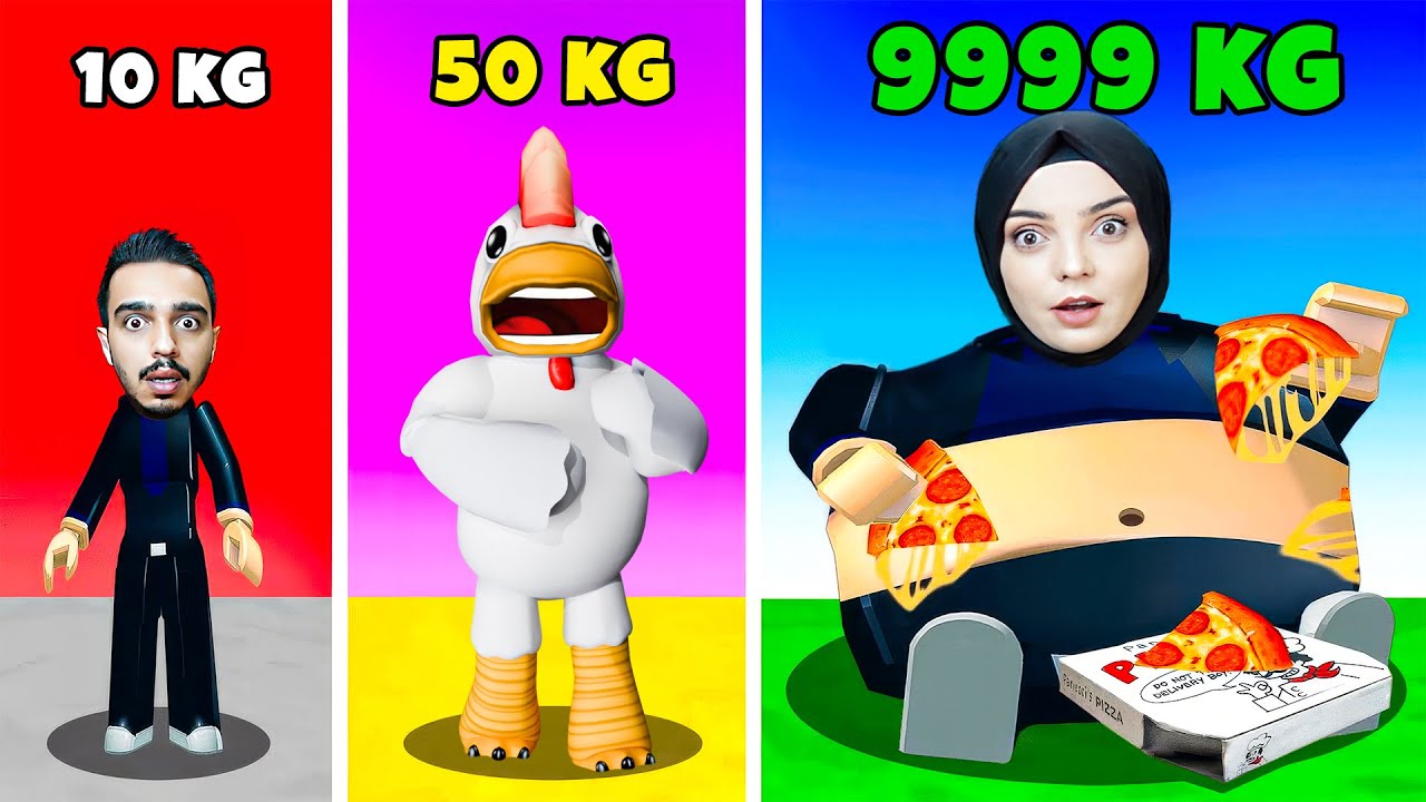EN ÇOK KİLO ALAN OYUNU KAZANIR !! 😱 Roblox