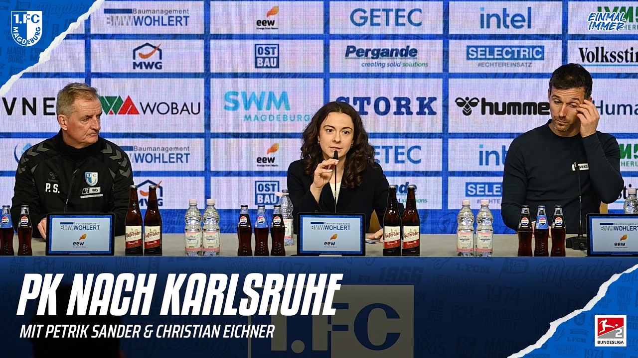 „Der Mut der zweiten Halbzeit muss uns bestärken.“ | PK vor dem Heimspiel gegen den Karlsruher SC