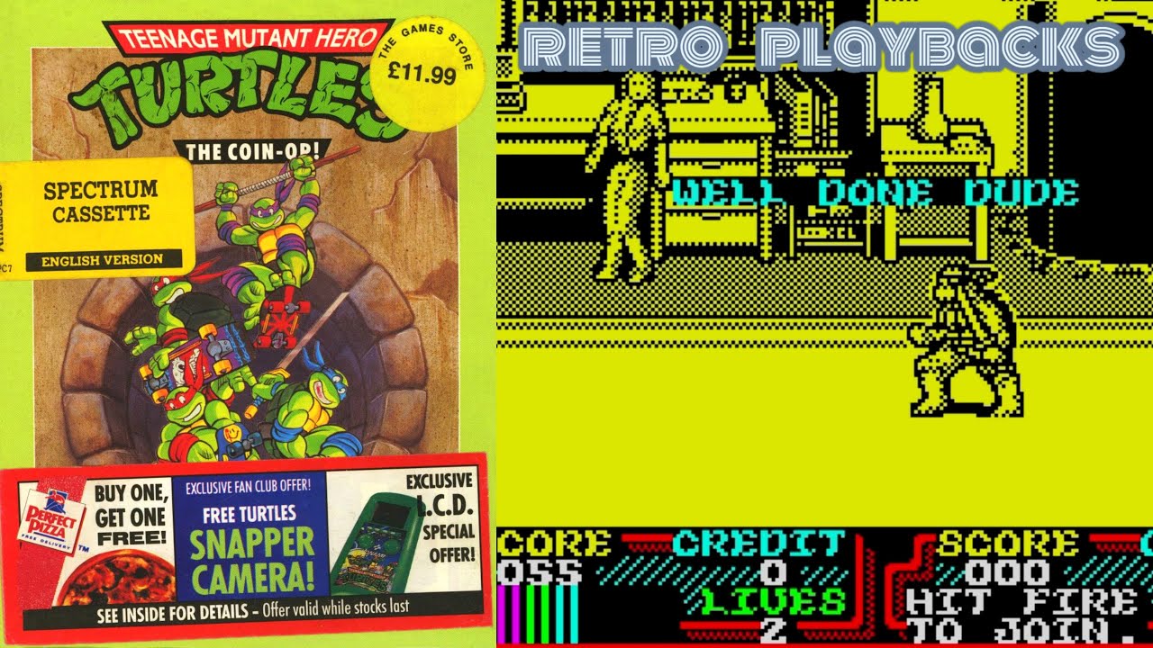 Teenage Mutant Ninja Turtles: The Coin-up / Sinclair Zx Spectrum