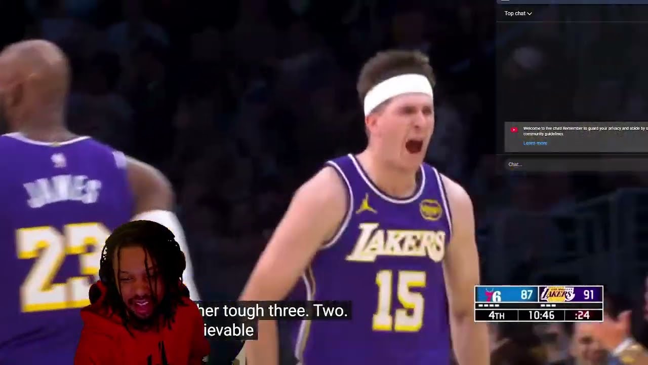 S2intpxt Reacts To  Lakers vs 76ers Full Game Highlights – LEBRON IS BACK!