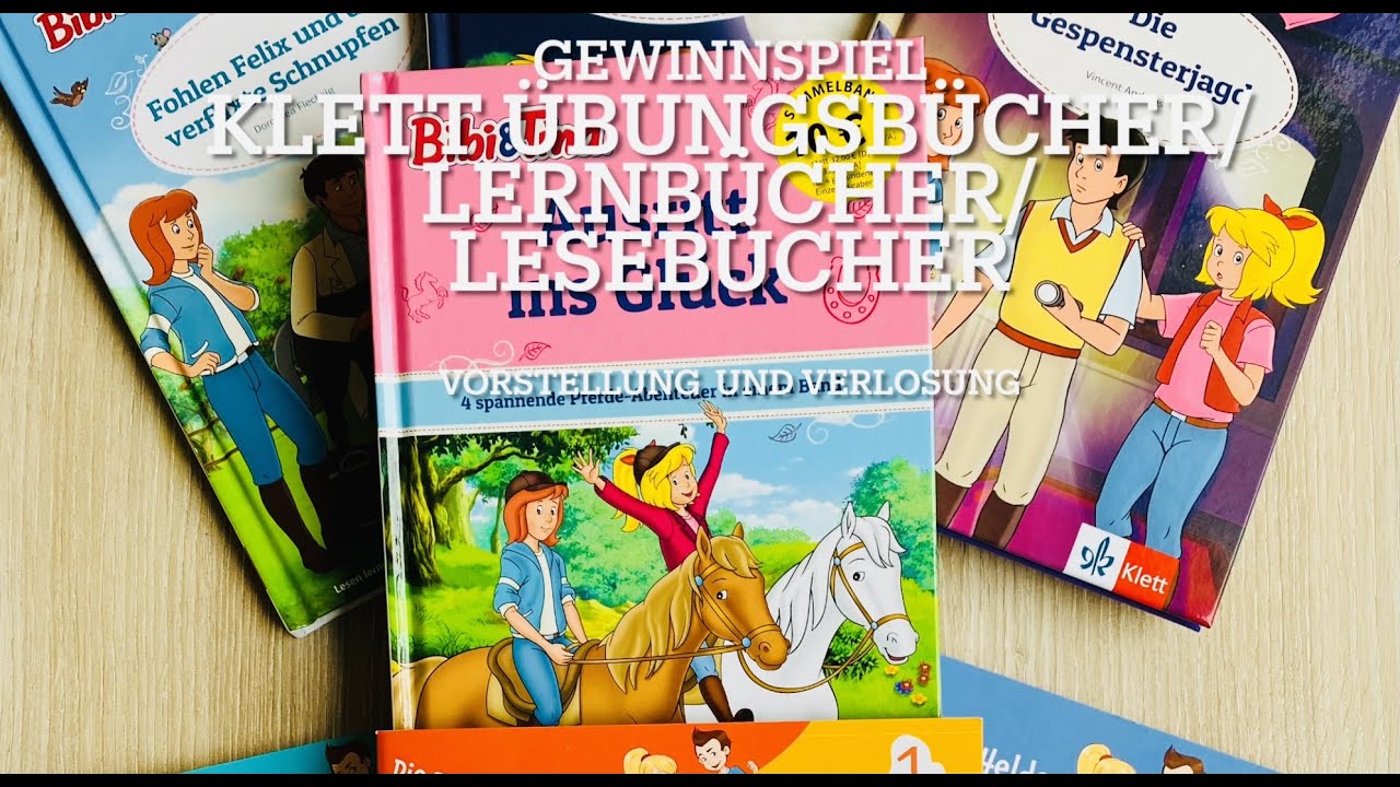 Klett &Uuml;bungsb&uuml;cher / Lernb&uuml;cher / Leseb&uuml;cher / Erstleser / Nachhilfe / Schule / Lernen/ Gewinnspiel