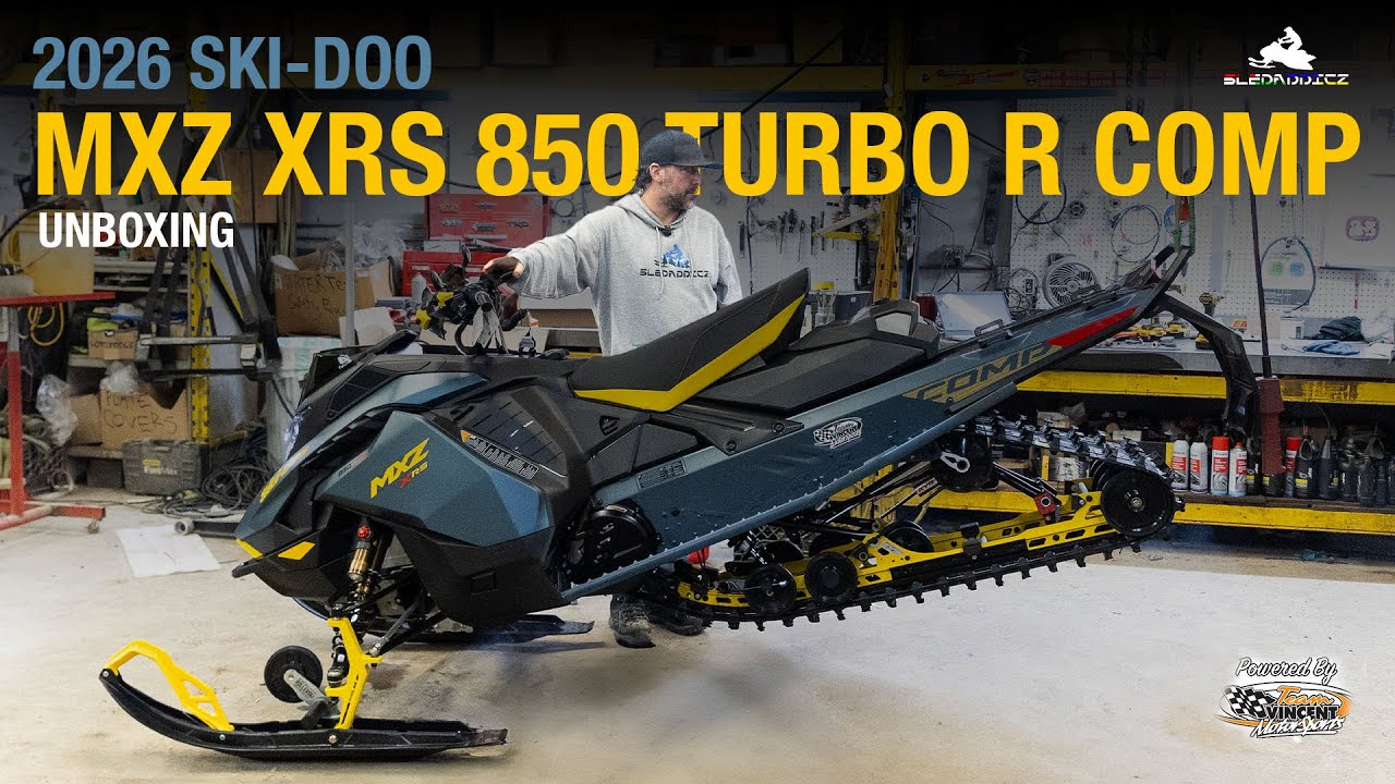 Meet the 2026 Ski-Doo MXZ X-RS 850 Turbo R Competition Pkg | Team Vincent Motorsports | Shop Build