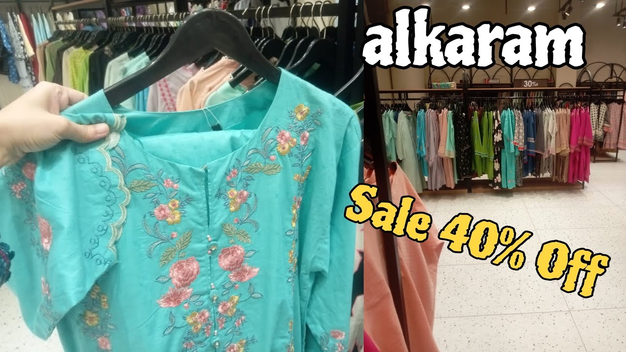 Alkaram Sale 40% Off 2026 | Alkaram Embroidered We Eid Collection 2026
