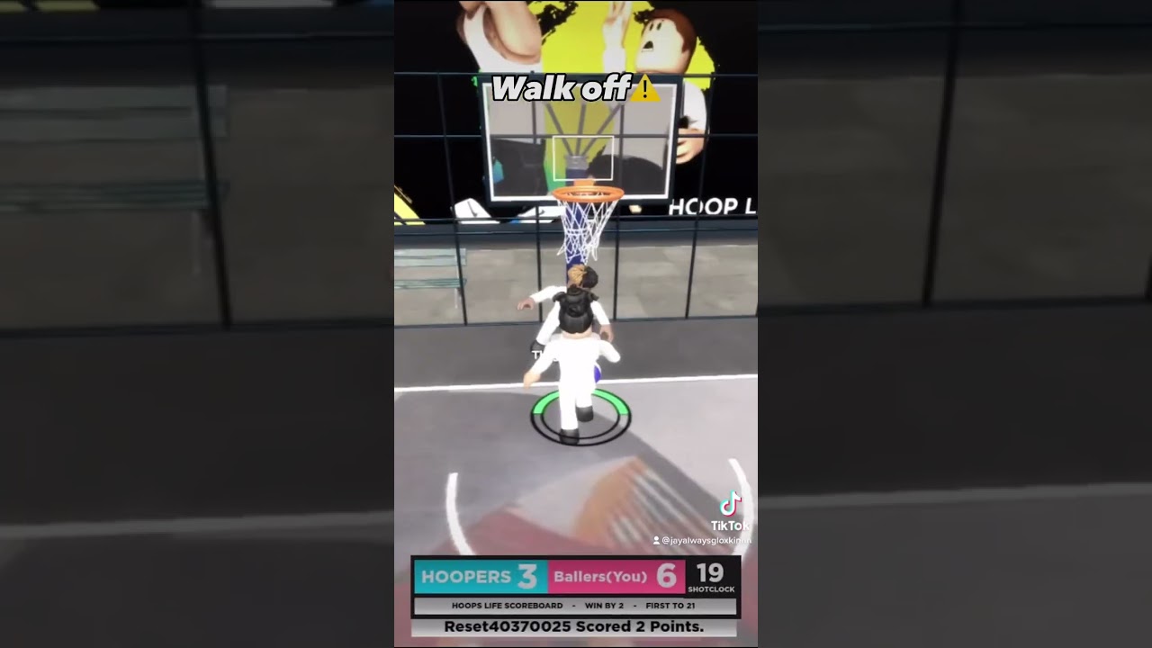 Hoops life contact dunk⚠️ #basketball #gaming #roblox #hoopslife #robloxedit #rh2
