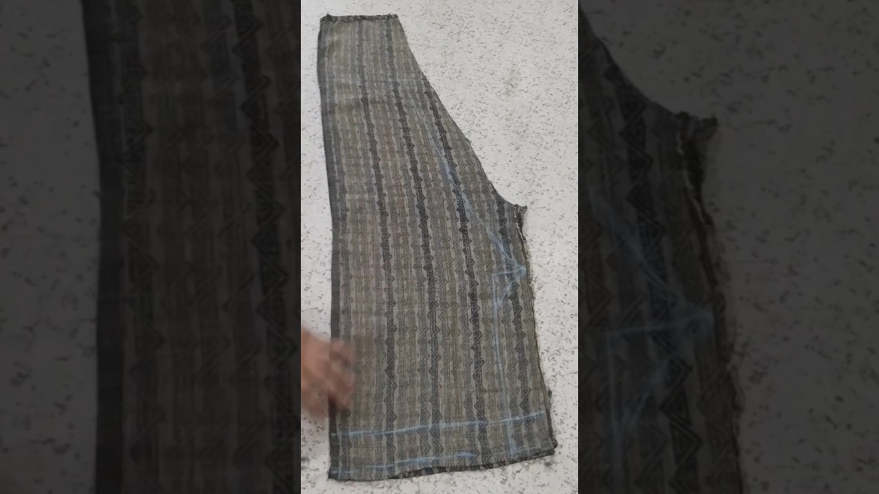 Maa Ki Plazo Se Beti Ki Pant 👩&zwj;👧 | Old Cloth Reuse Idea |StitchingShorts#ytshorts #shortsfeed #viral