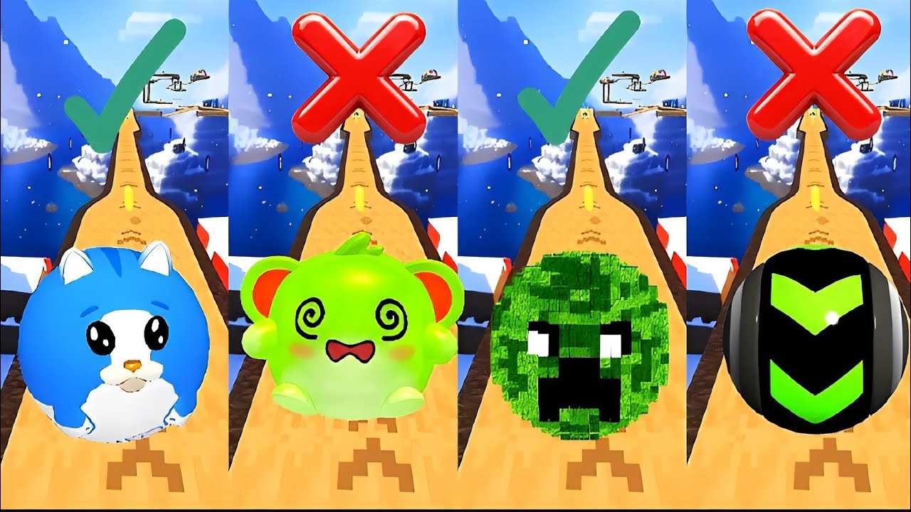 🔥 Going Balls VS Rolling Balls VS Blast Balls  Electrifying SpeedRun Gameplay Part 66