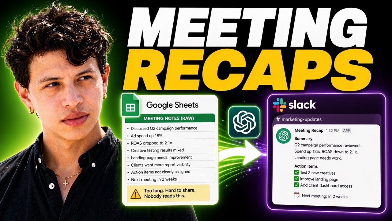 Summarize Data in Google Sheets with ChatGPT and Post to Slack