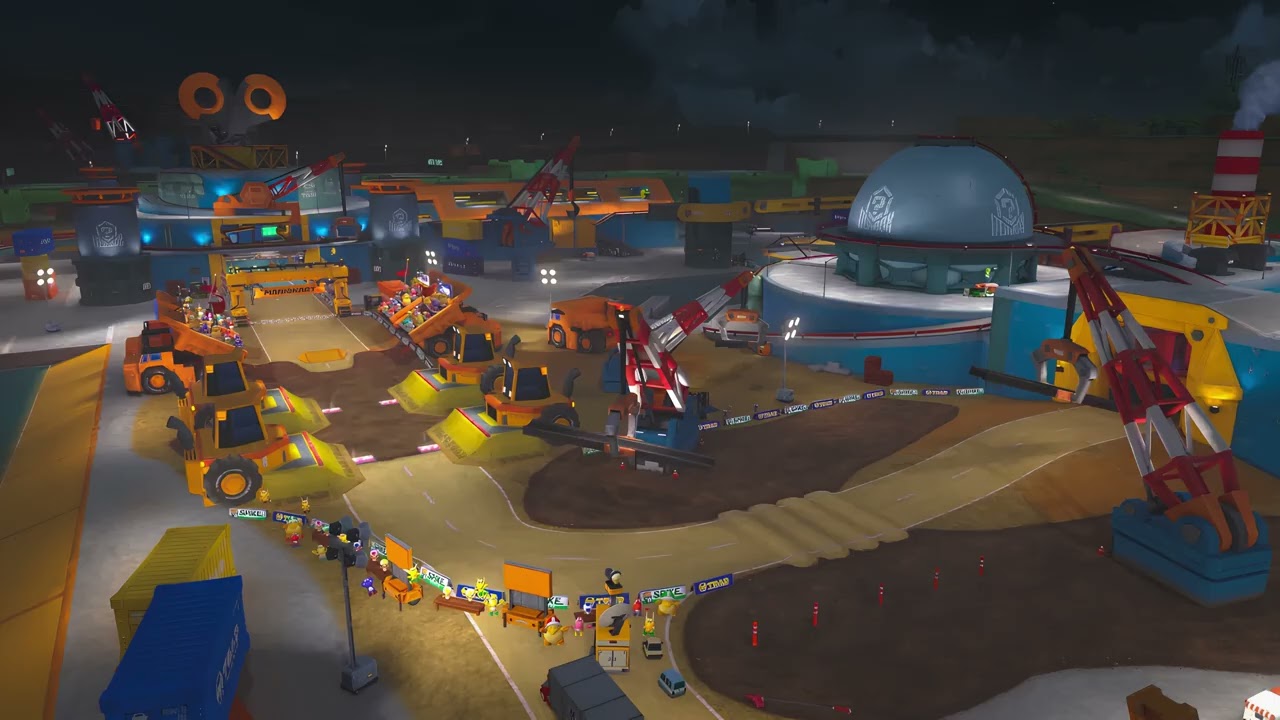 Toad's Factory (Wii) (full track with intermission, main track and outro) - Mario Kart World OST