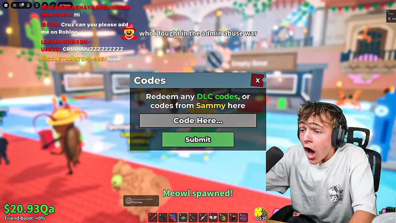 i redeemed a MEOWL code..