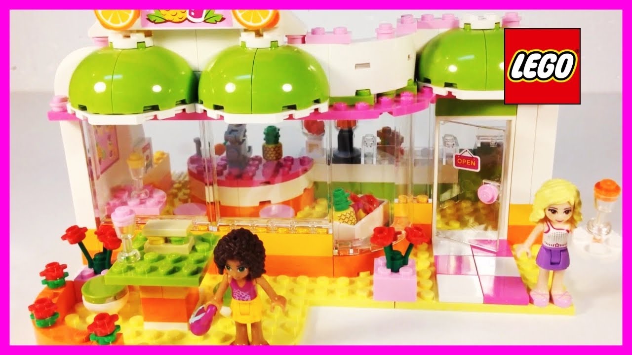 LEGO Friends 41035 Heartlake Juice Bar new for 2014 set review