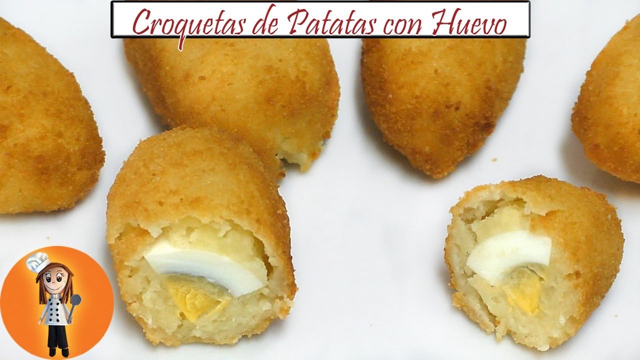Croquetas de Patatas con Huevo duro | Receta de Cocina en Familia