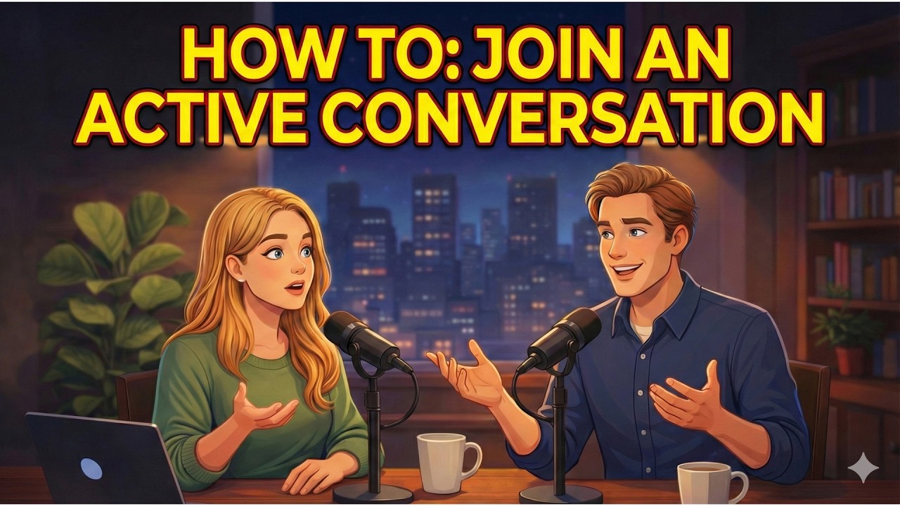 How to Join a Conversation That’s Already Started