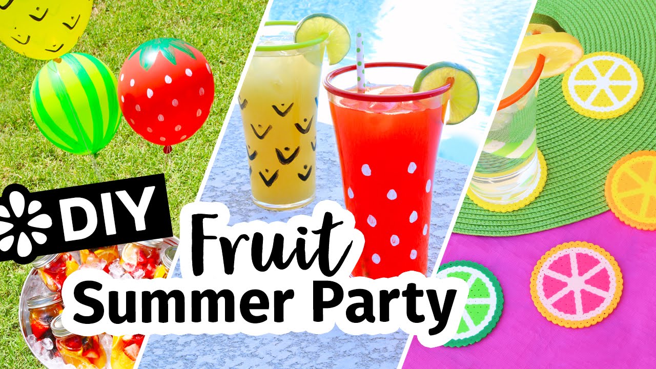 DIY Fruit Theme Summer Backyard Party | Sea Lemon