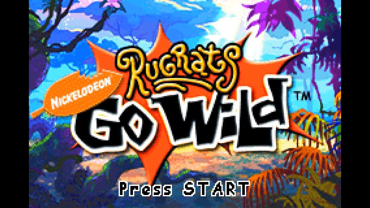 Game Boy Advance Longplay [359] Rugrats Go Wild (US)