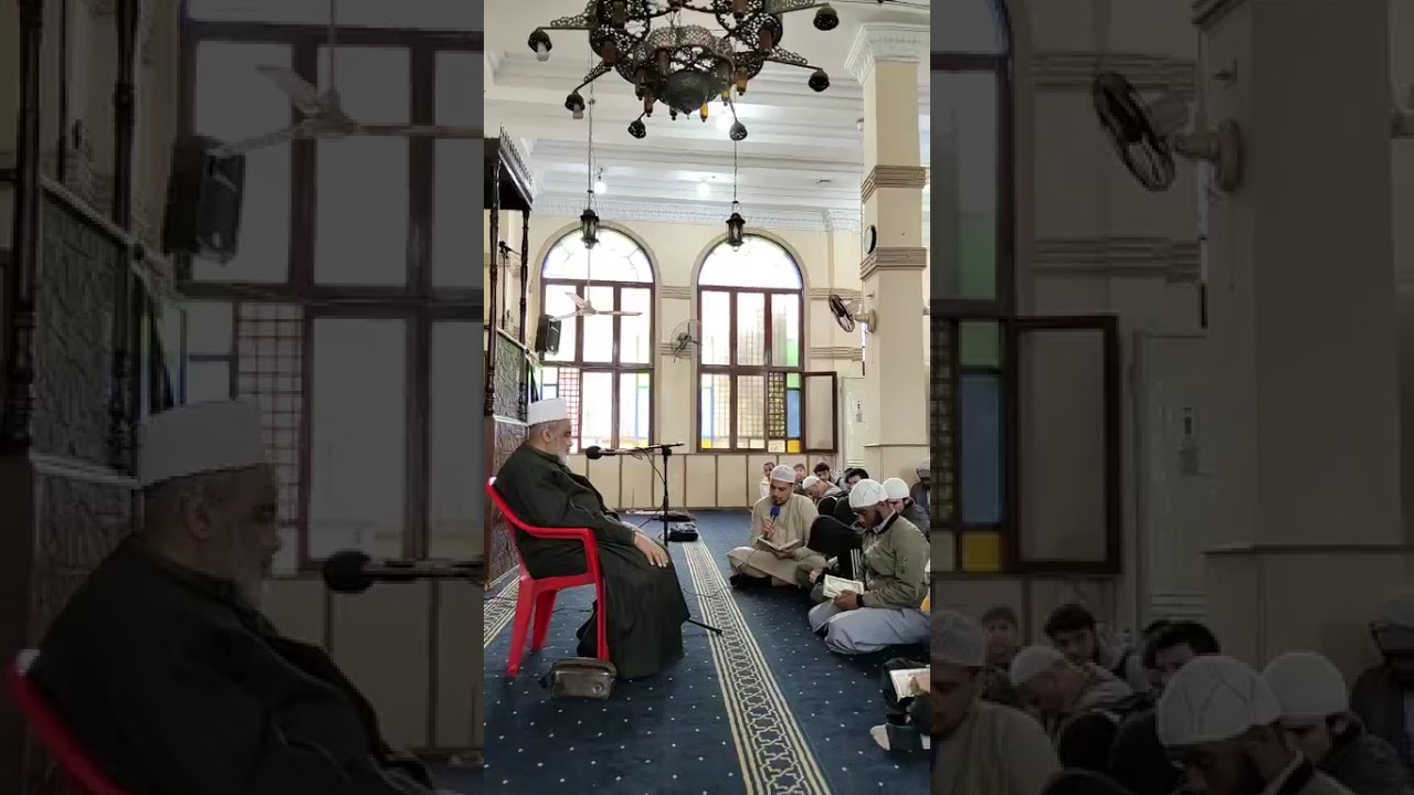 في رحاب الأزهر بحمد الله ومشيئته تم اليوم عقد لقاء مع طلاب القرآن الكريم الغير ناطقين باللغة العربية