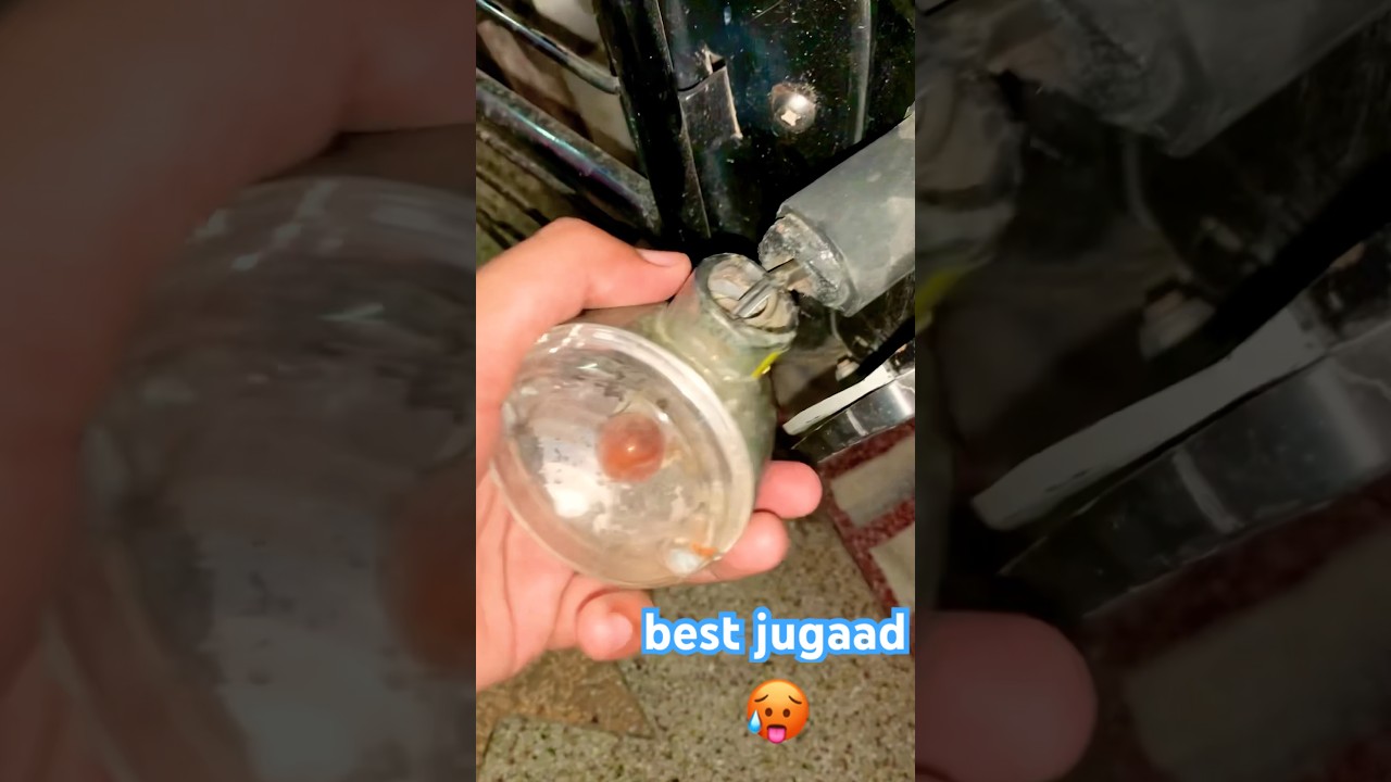 Ab ghar par thik kare apni bike ka indicator 🥵🔥#viral #shorts #bullet #tricks