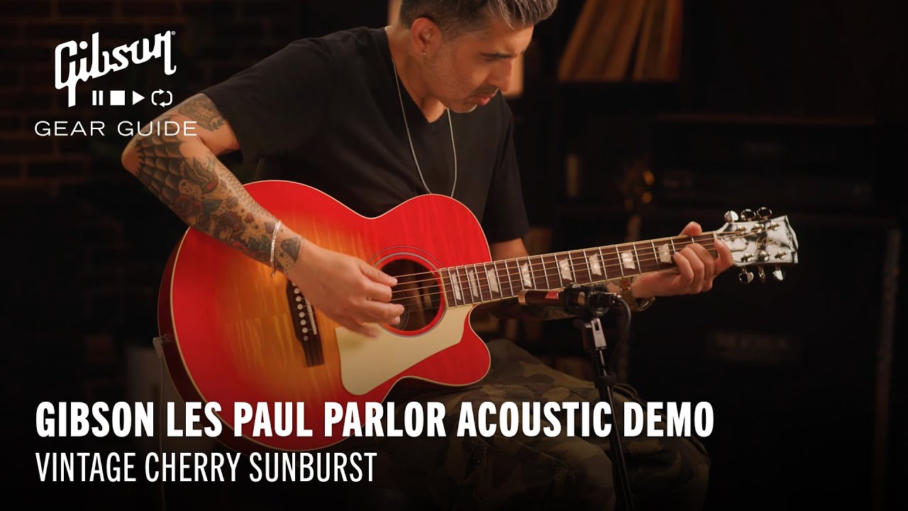 Gibson Modern Collection acoustic guitars: Les Paul Parlor Acoustic demo