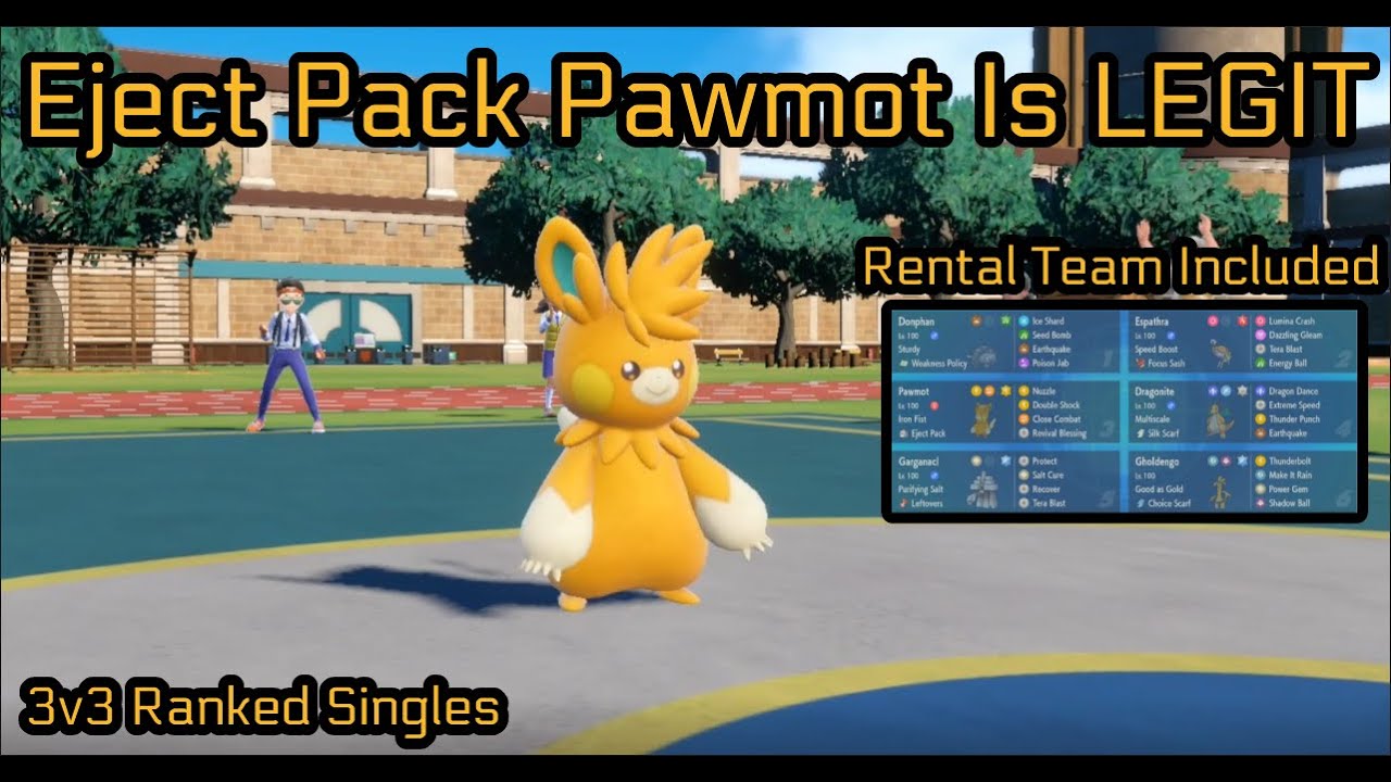 3v3 Ranked Battle Stadium Singles Revival Blessing Pawmot Masterball Rank Rental Team