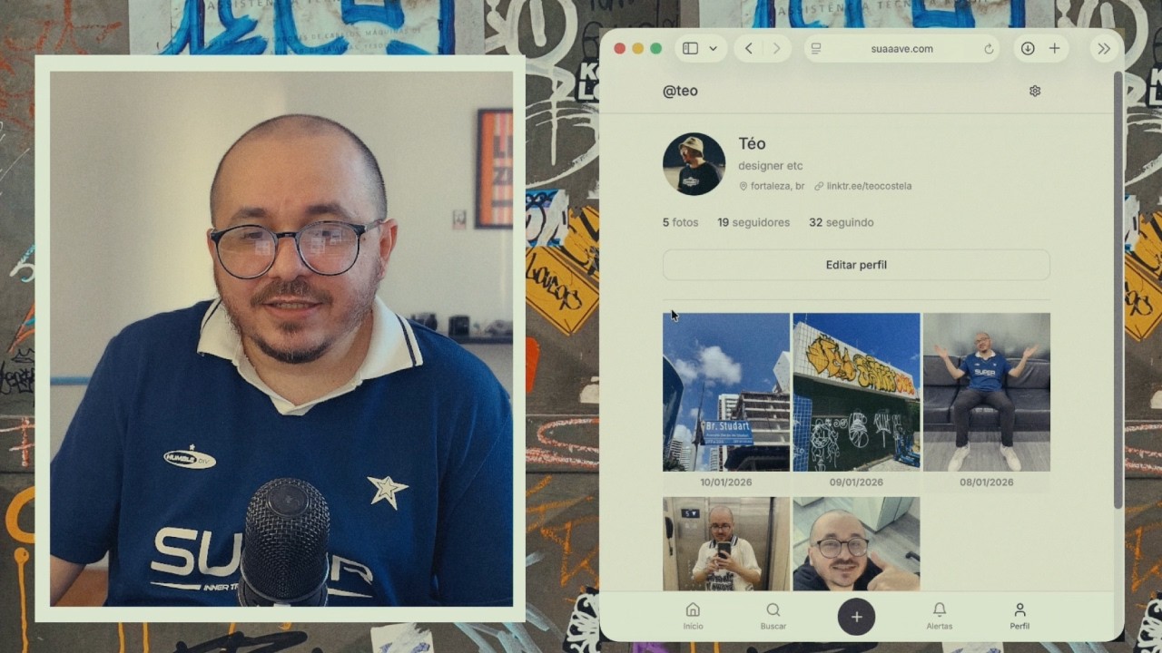 Criei o suaaave: uma rede social tranquila, limpa e sem algoritmo