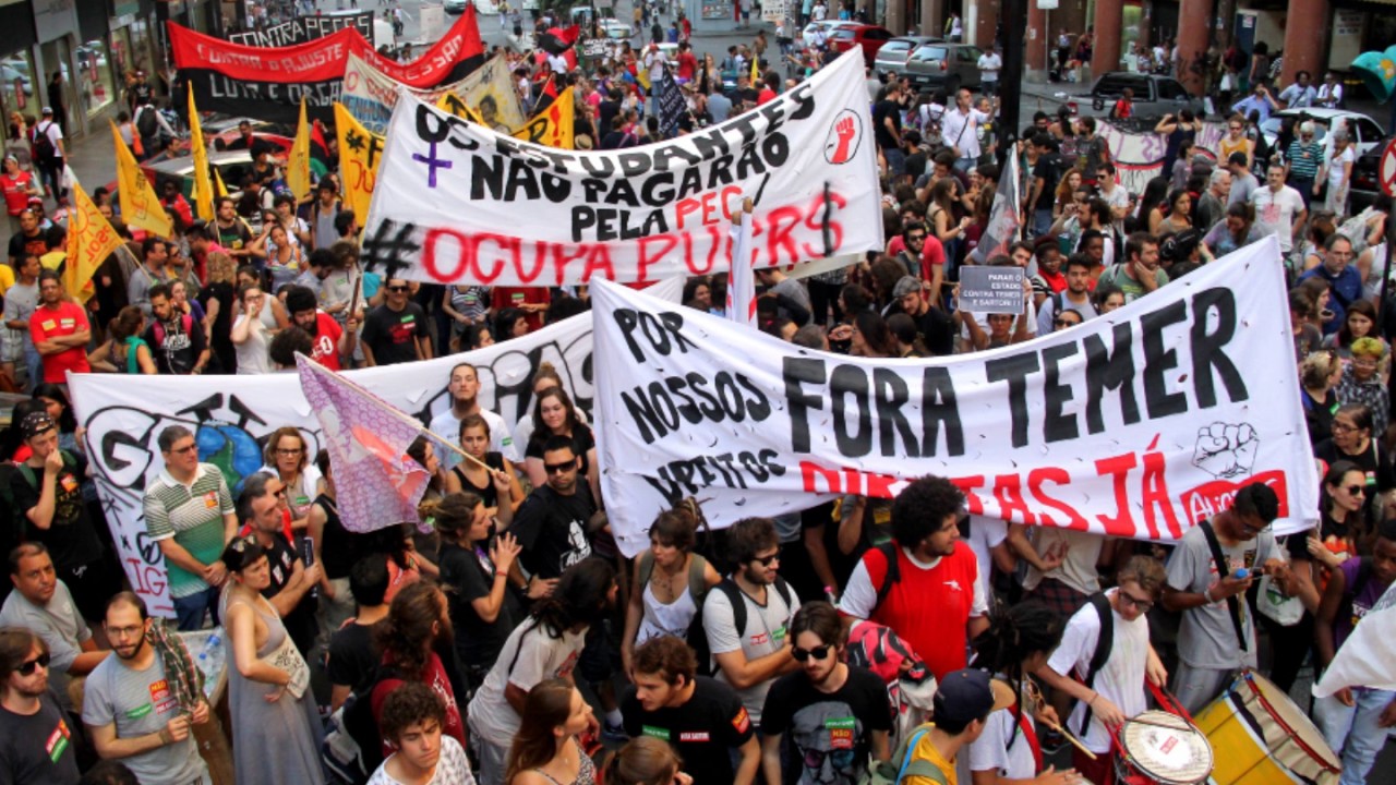 VIDEORREPORTAGEM - MANIFESTA&Ccedil;&Atilde;O