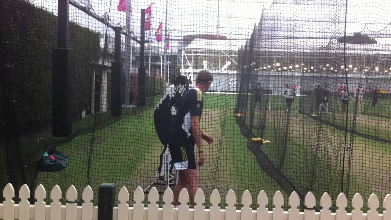 Dale Steyn in the SCG nets 1Nov12