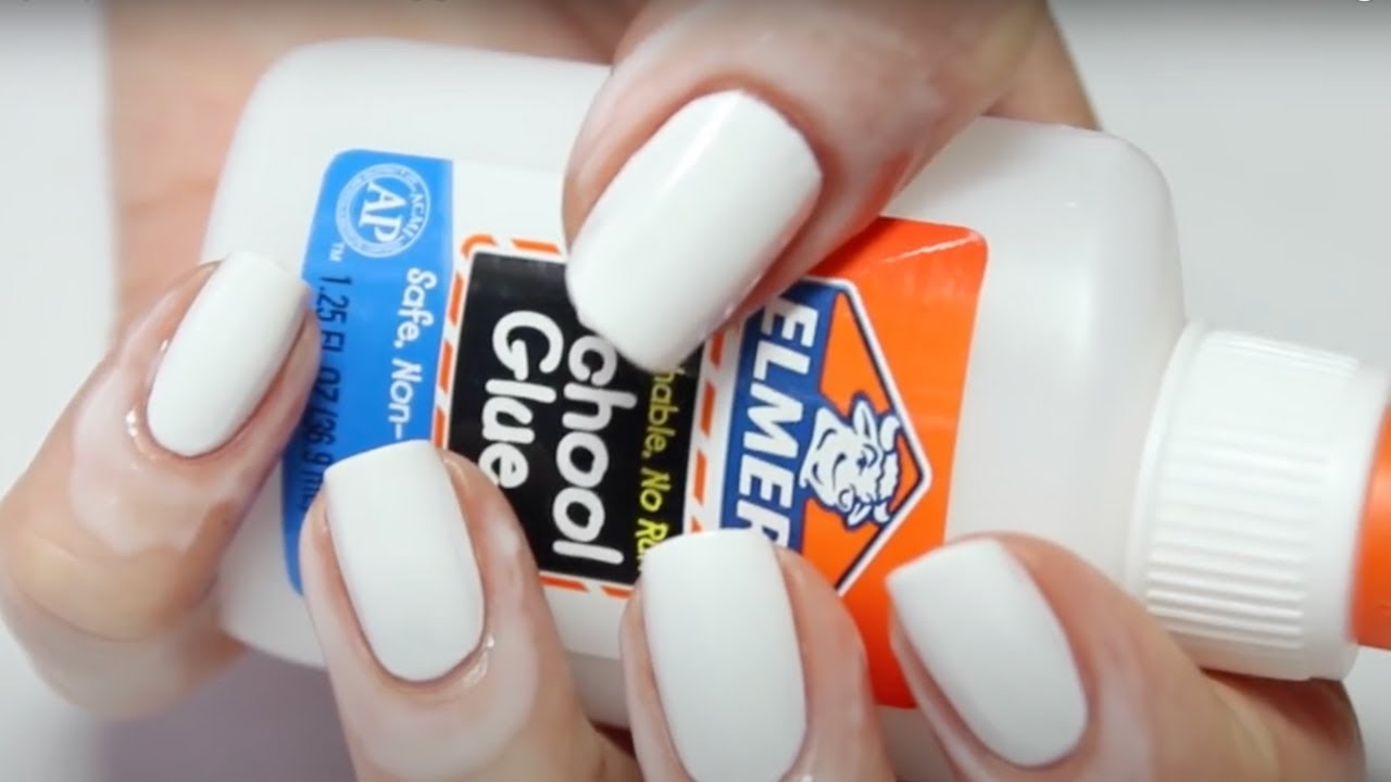 DIY liquid tape / peel off base coat...using glue!