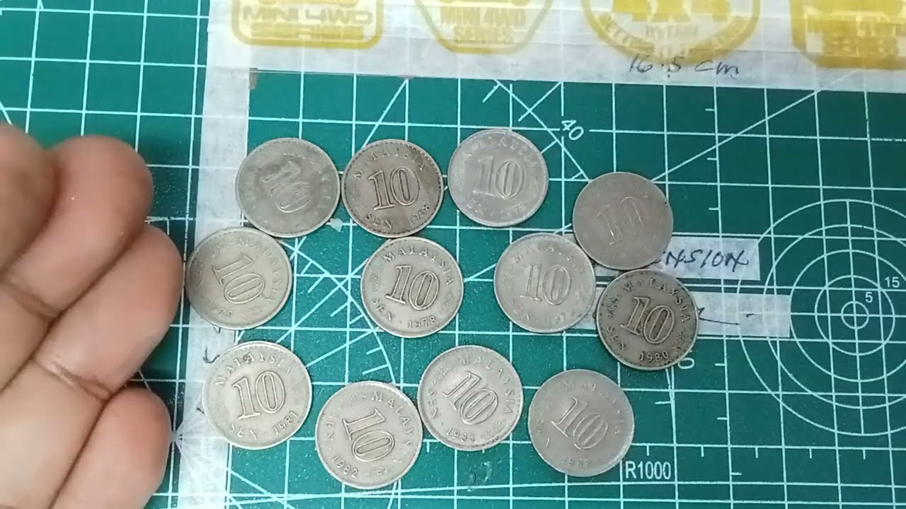 JUALAN SET SYILING 10 SEN 1967-1988 PARLIMEN SIRI 1